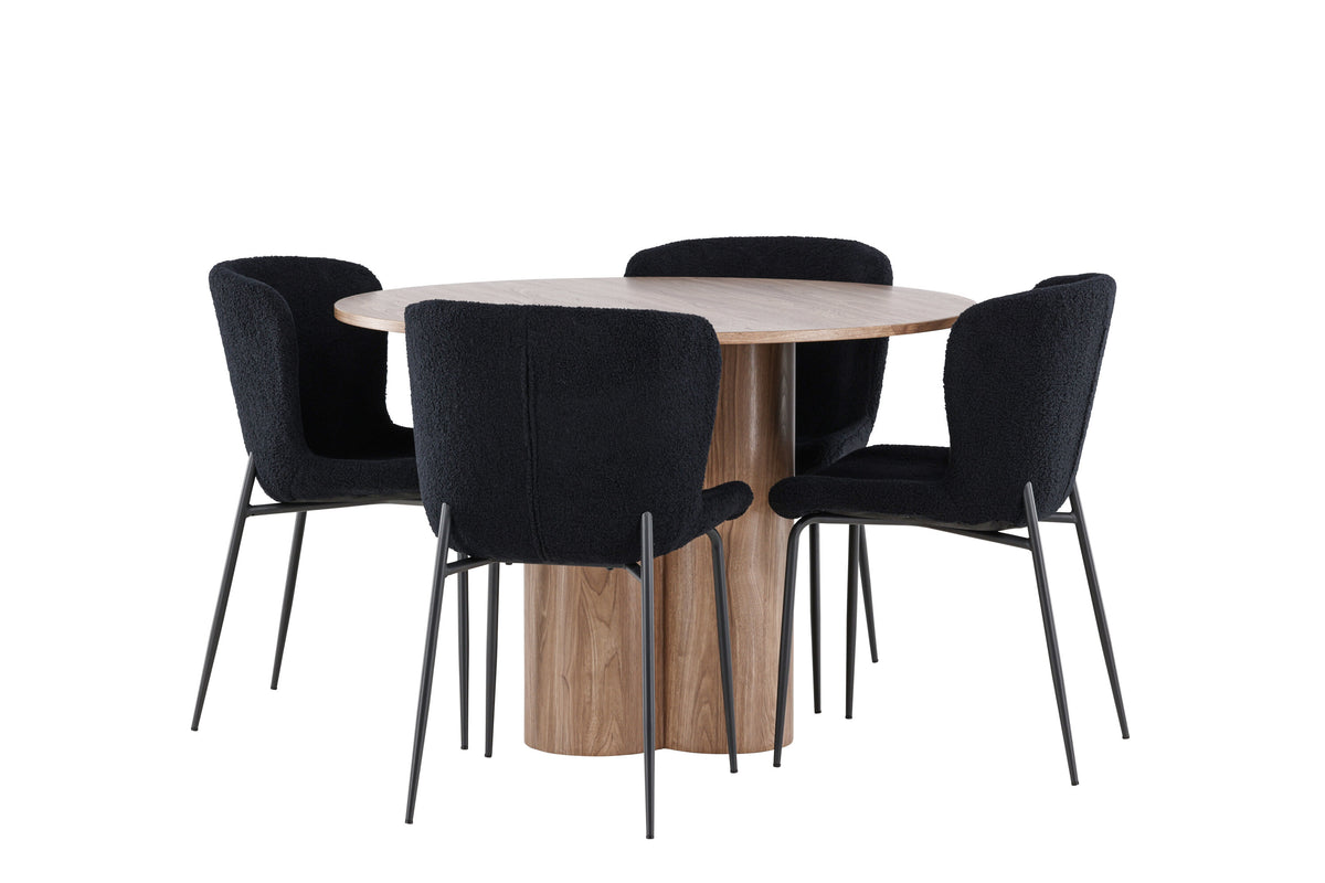 Olivia Matbord med Modesto Stolarna – MDF