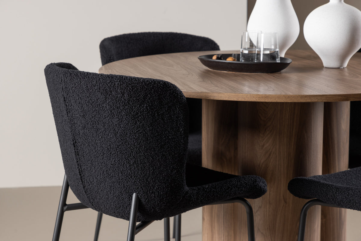 Olivia Matbord med Modesto Stolarna – MDF