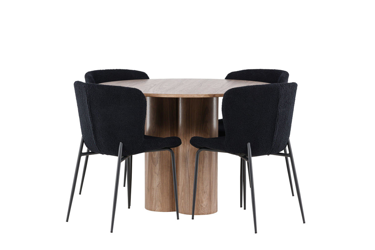 Olivia Matbord med Modesto Stolarna – MDF