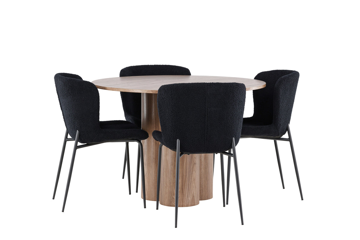Olivia Matbord med Modesto Stolarna – MDF