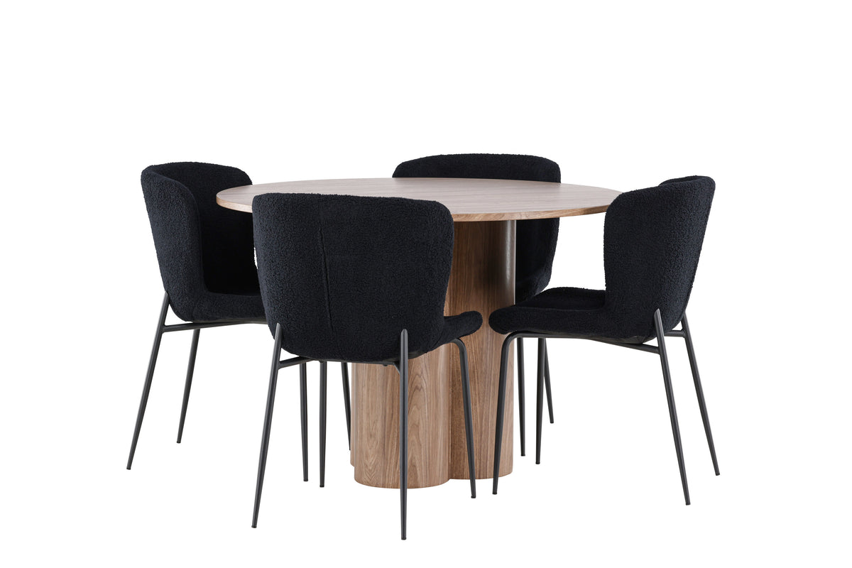 Olivia Matbord med Modesto Stolarna – MDF