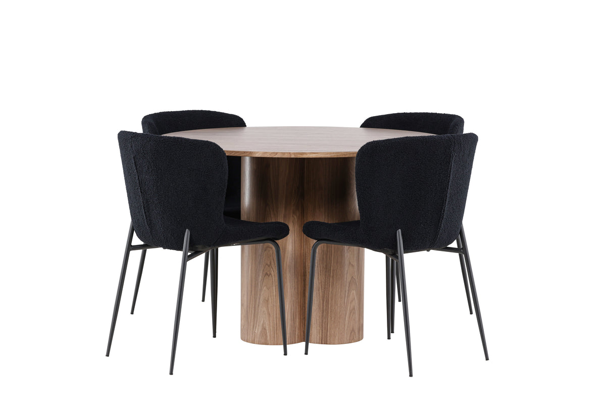 Olivia Matbord med Modesto Stolarna – MDF
