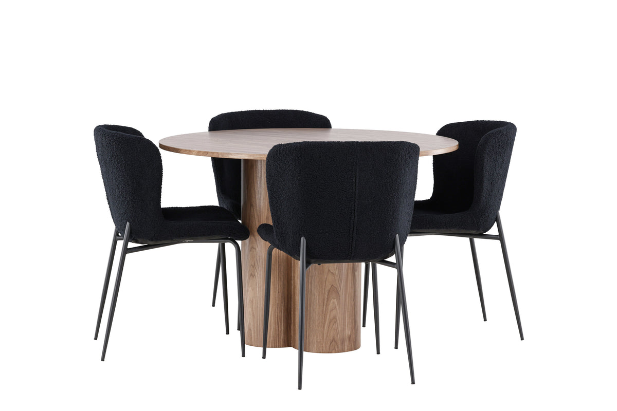 Olivia Matbord med Modesto Stolarna – MDF