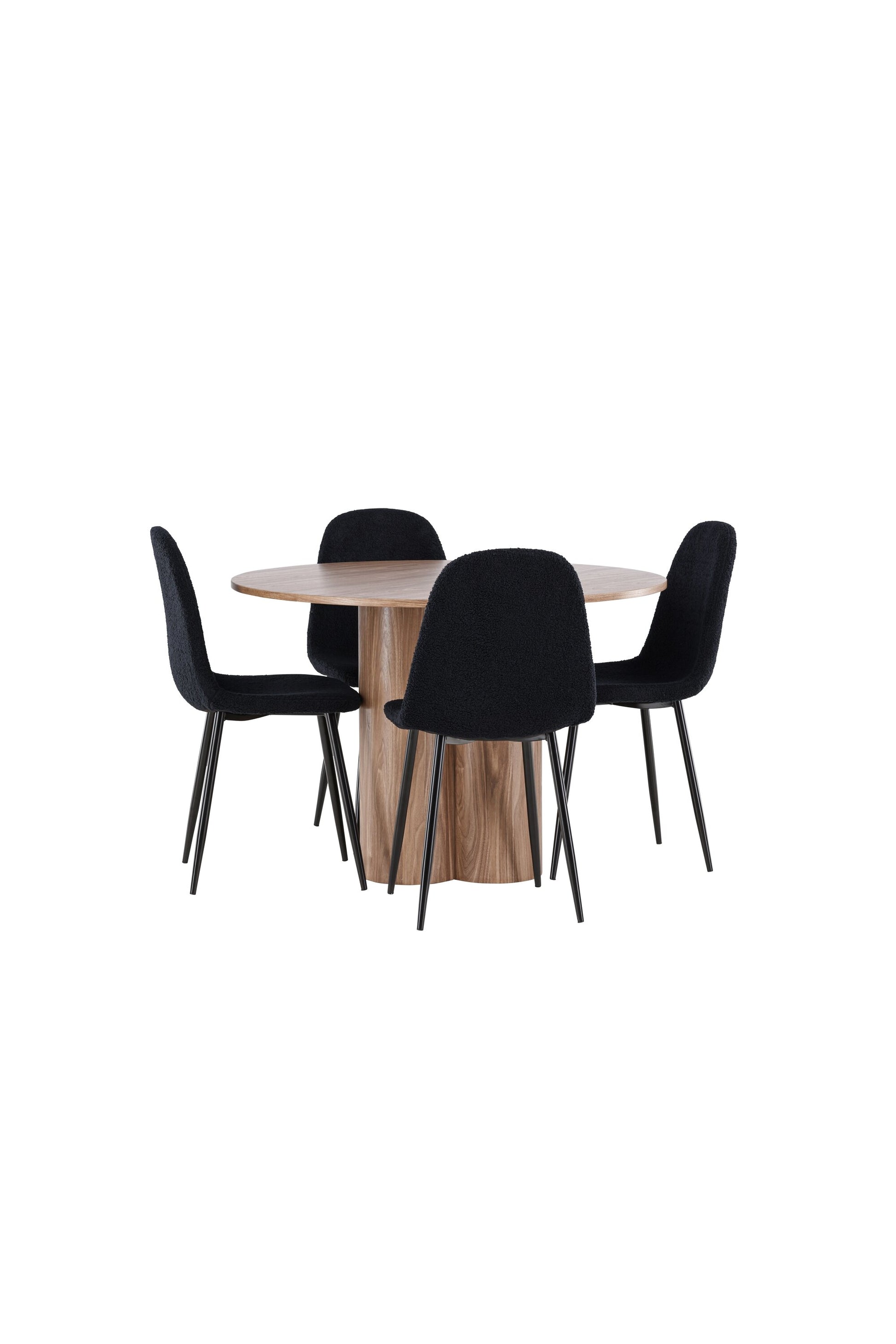 Olivia Matbord med Polar Stolarna – MDF