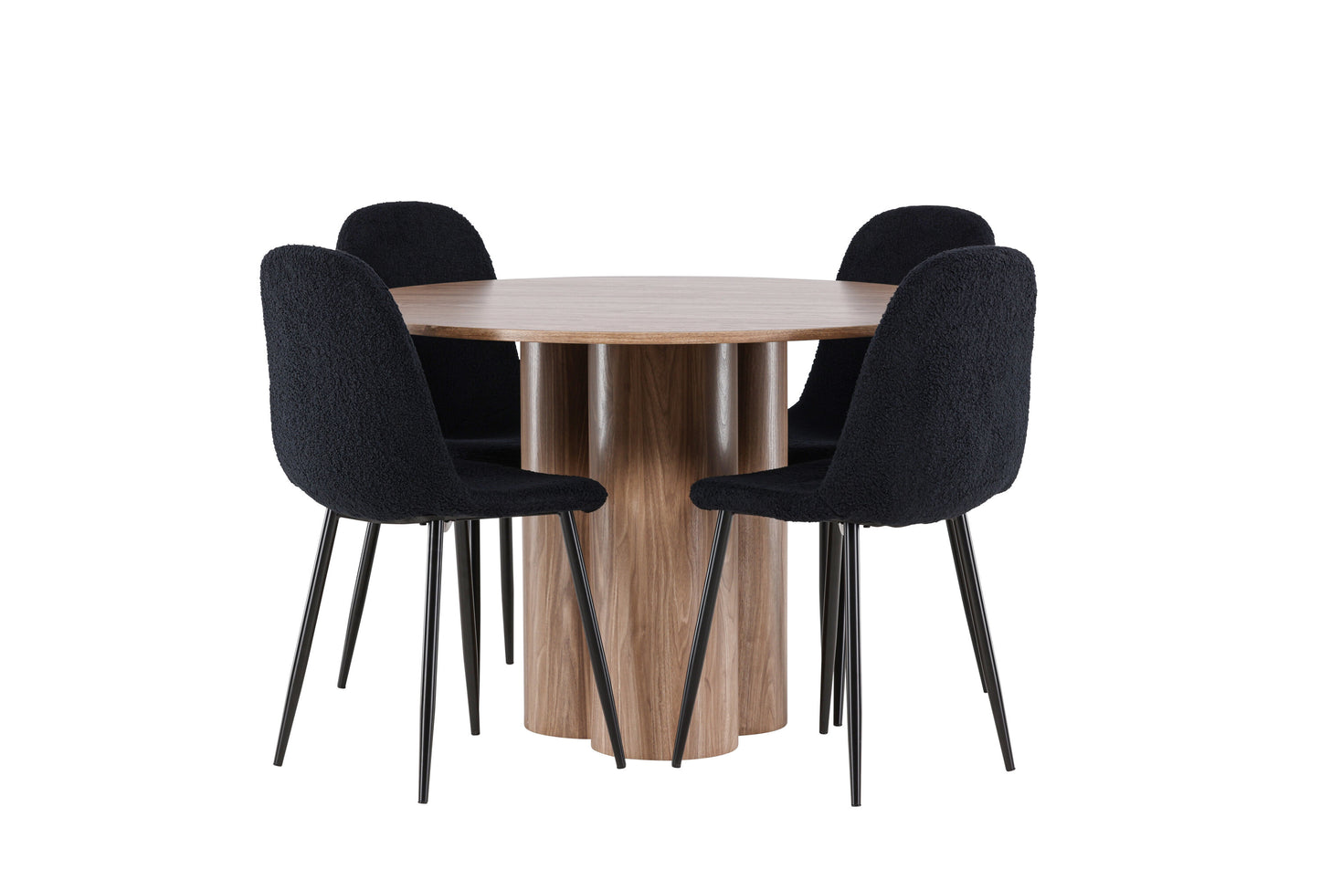 Olivia Matbord med Polar Stolarna – MDF