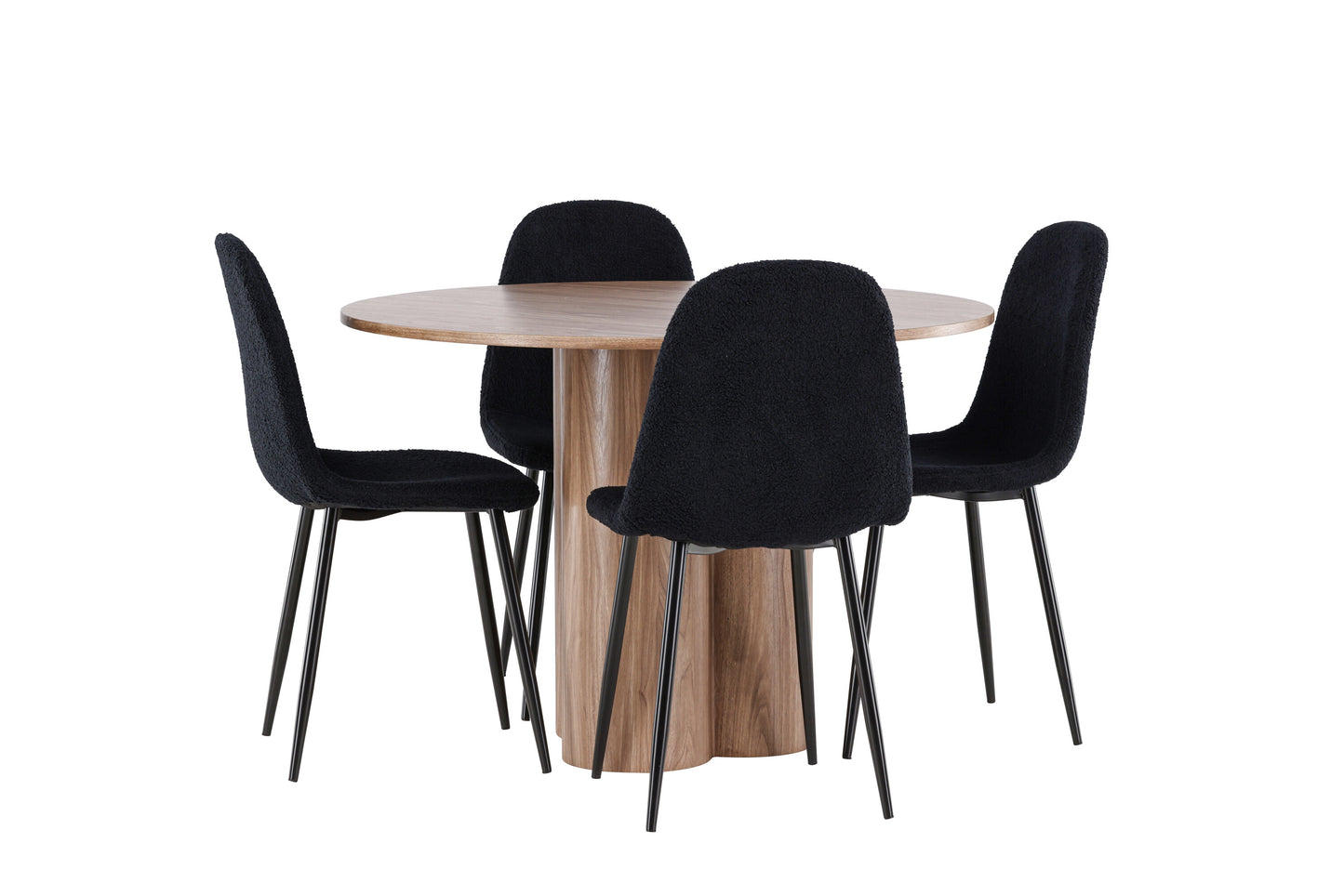 Olivia Matbord med Polar Stolarna – MDF