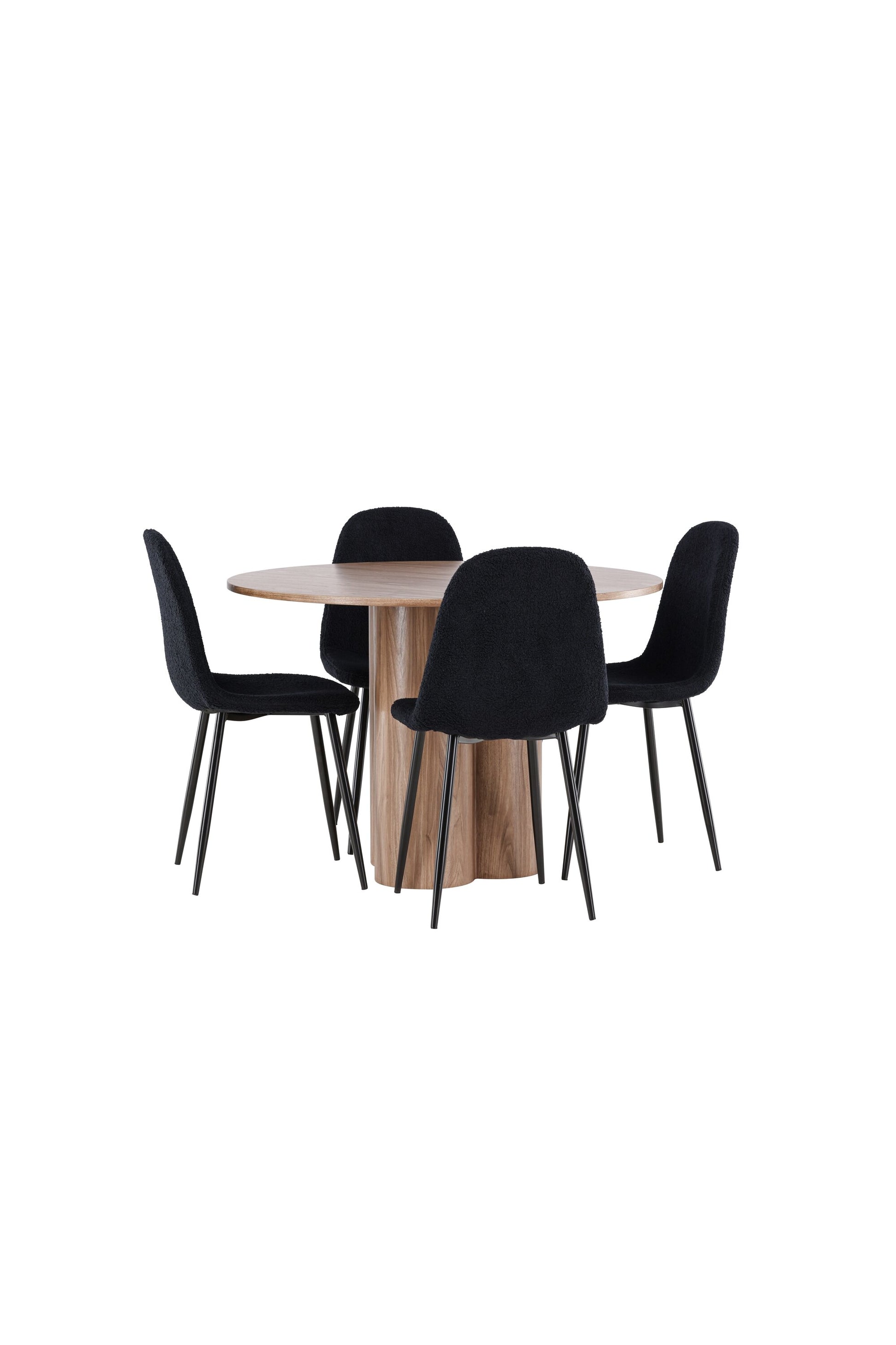 Olivia Matbord med Polar Stolarna – MDF
