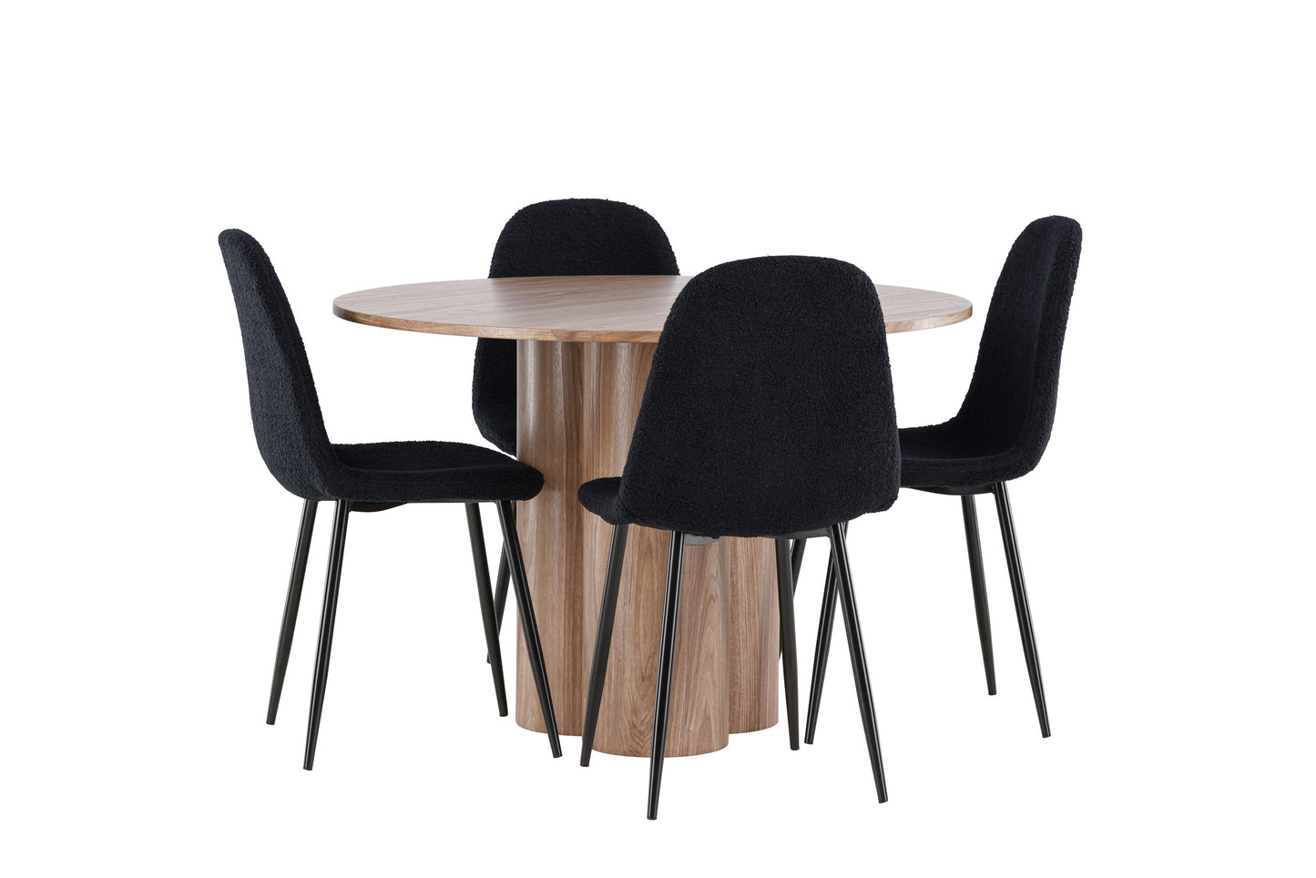 Olivia Matbord med Polar Stolarna – MDF