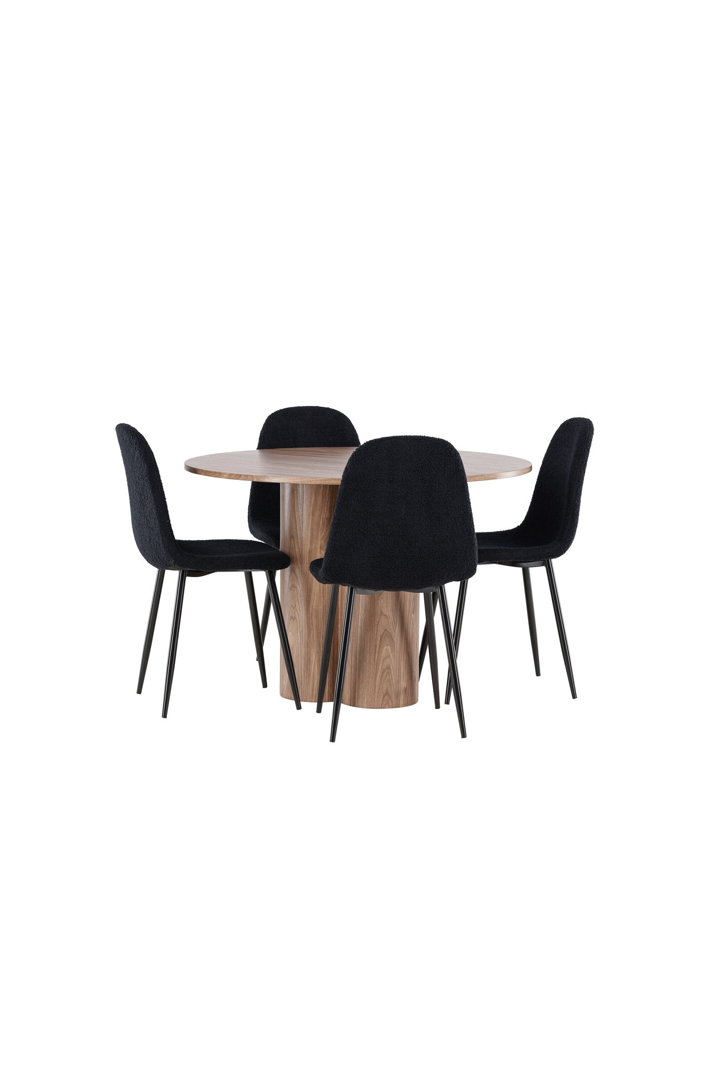 Olivia Matbord med Polar Stolarna – MDF