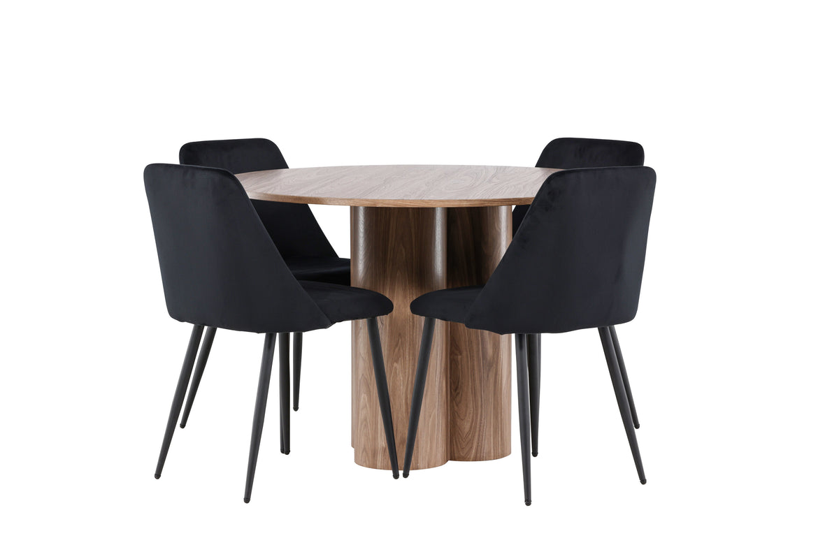 Olivia Matbord med Night Stolarna – MDF