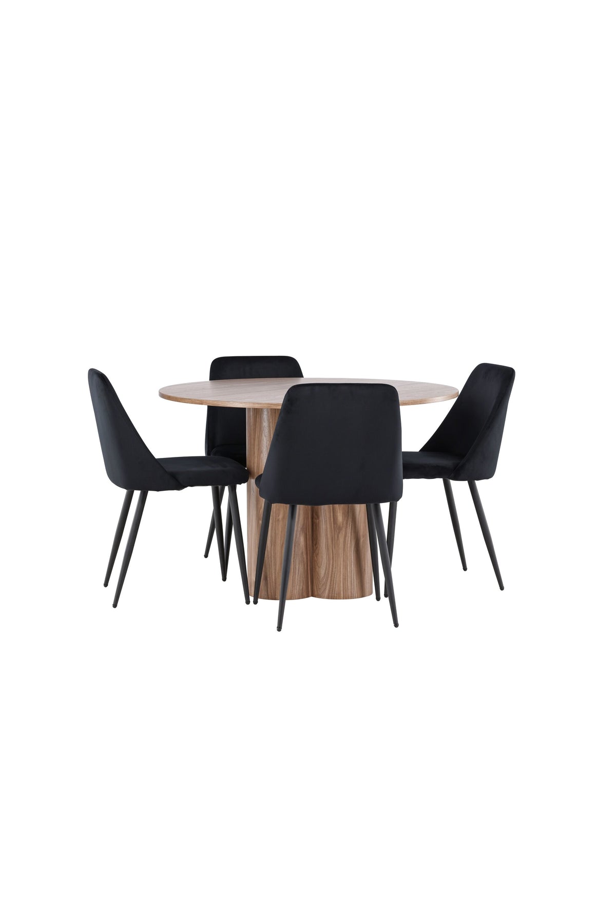 Olivia Matbord med Night Stolarna – MDF