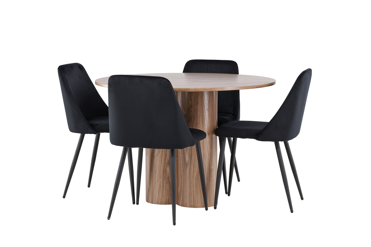 Olivia Matbord med Night Stolarna – MDF