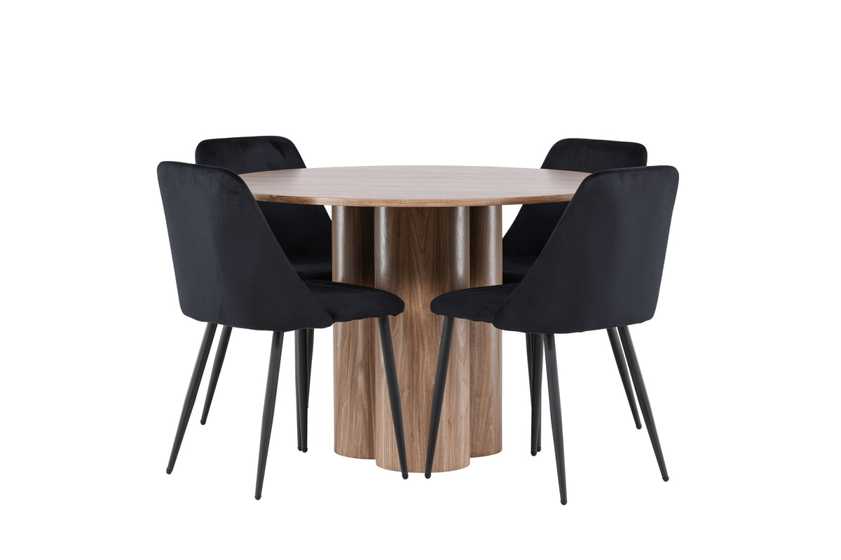 Olivia Matbord med Night Stolarna – MDF