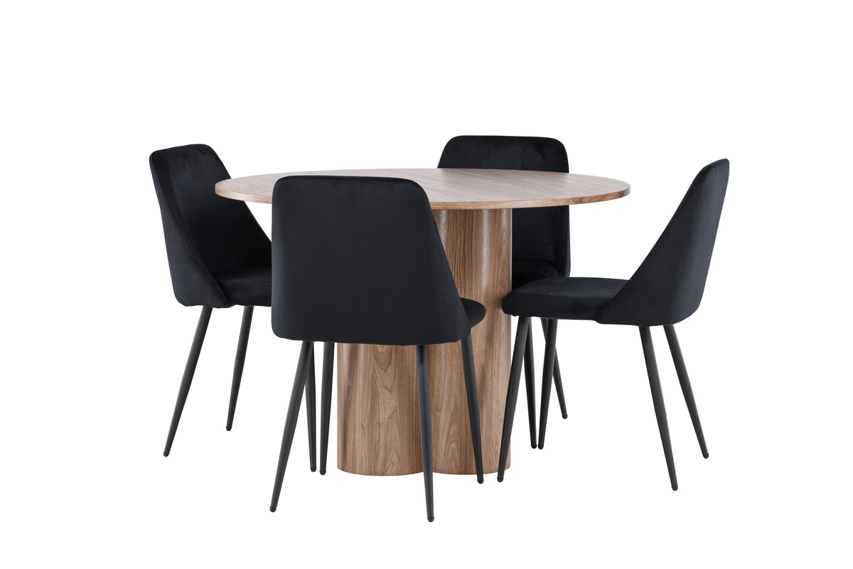 Olivia Matbord med Night Stolarna – MDF