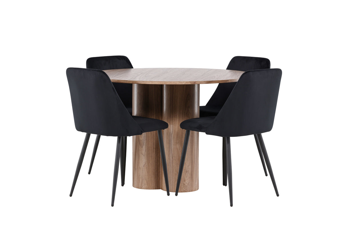 Olivia Matbord med Night Stolarna – MDF