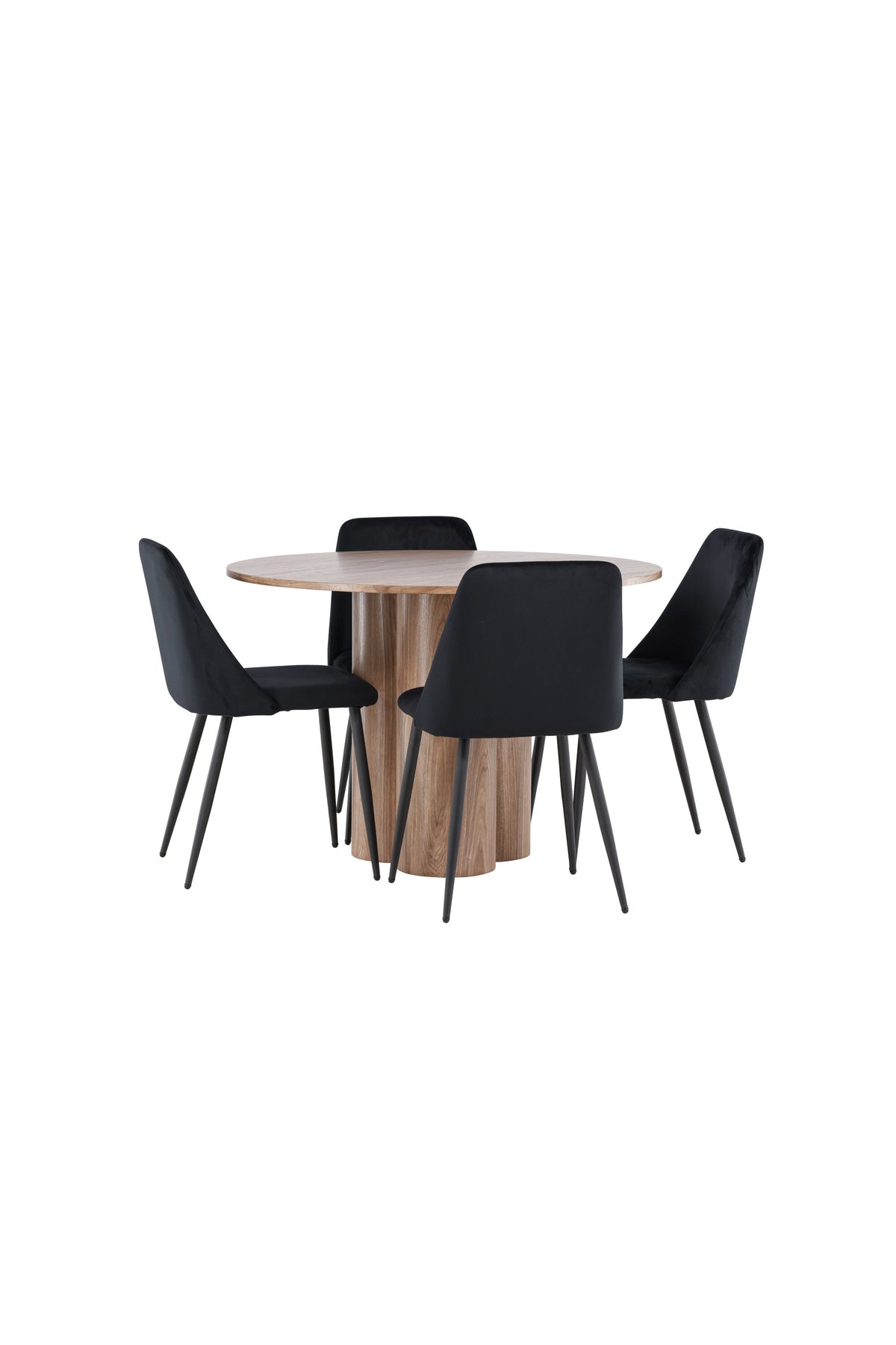 Olivia Matbord med Night Stolarna – MDF