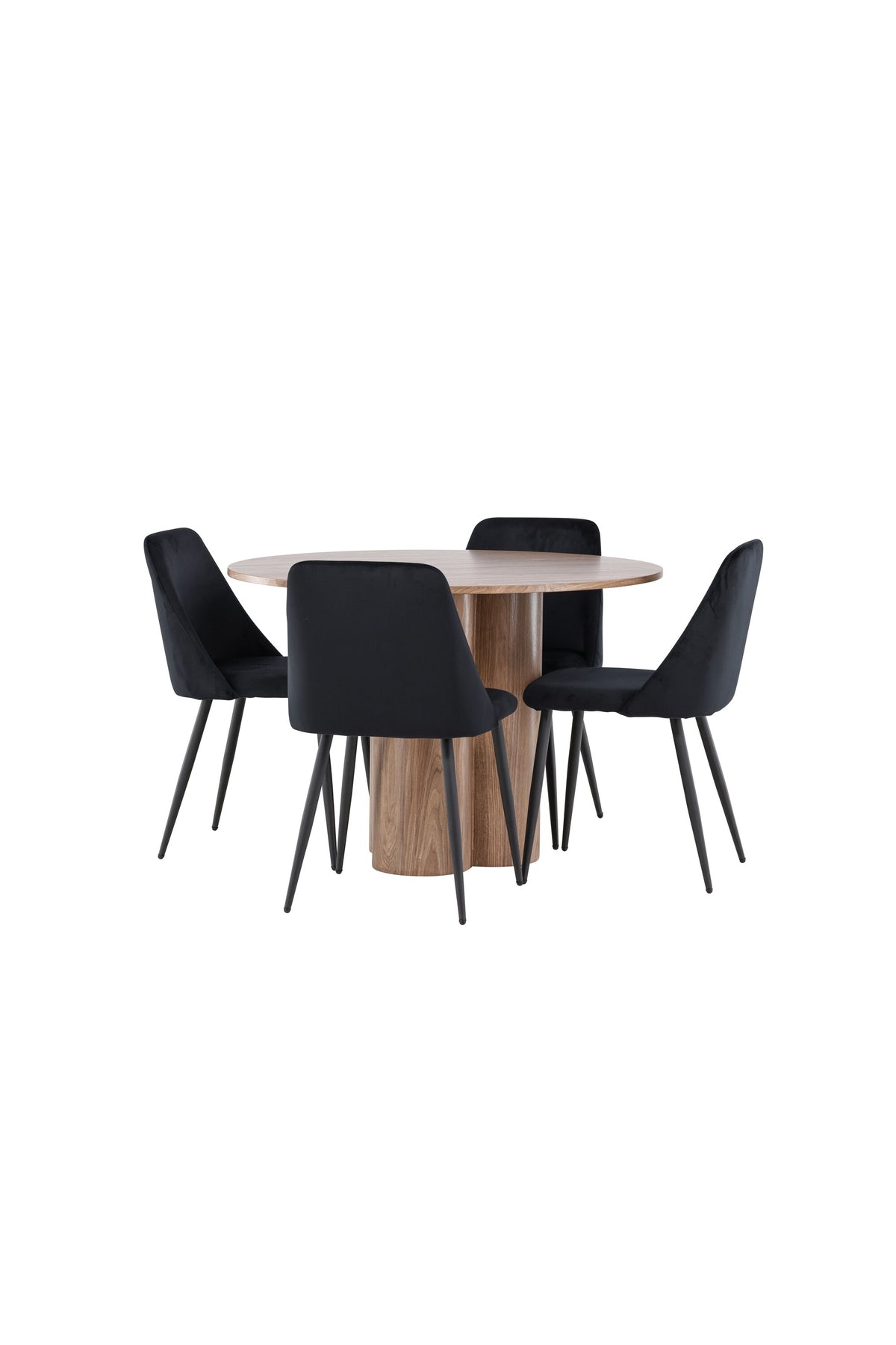Olivia Matbord med Night Stolarna – MDF