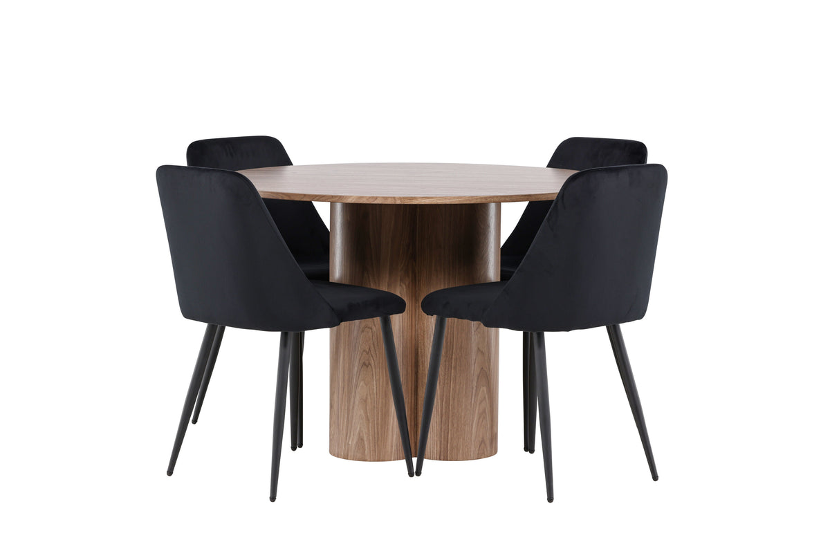 Olivia Matbord med Night Stolarna – MDF