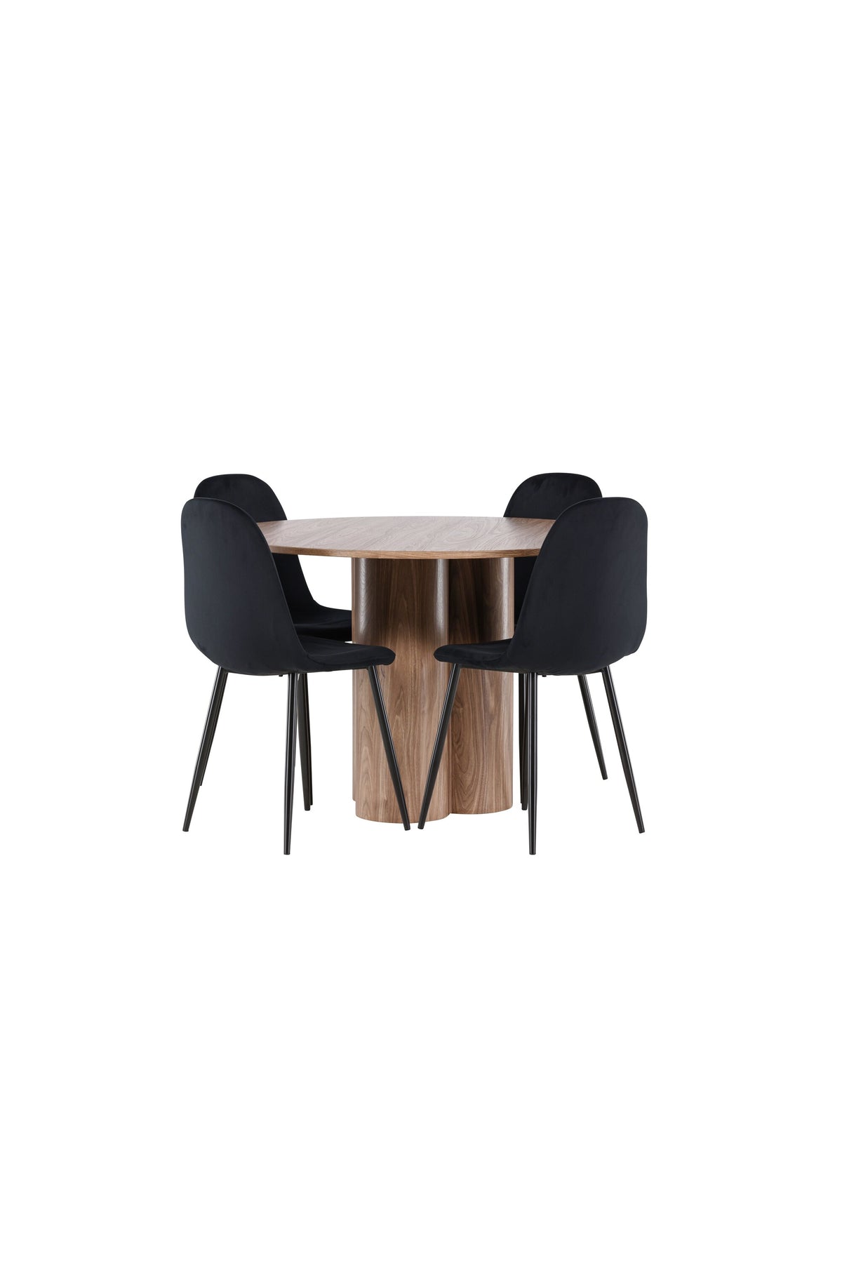 Olivia Matbord med Polar Stolarna – MDF