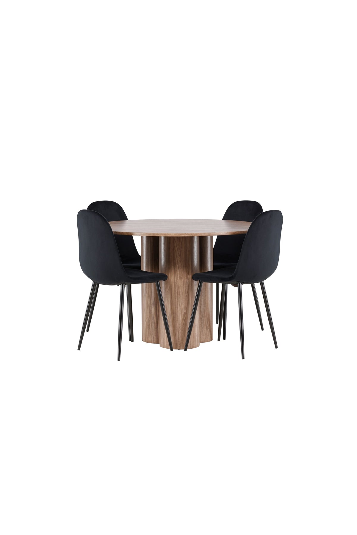 Olivia Matbord med Polar Stolarna – MDF