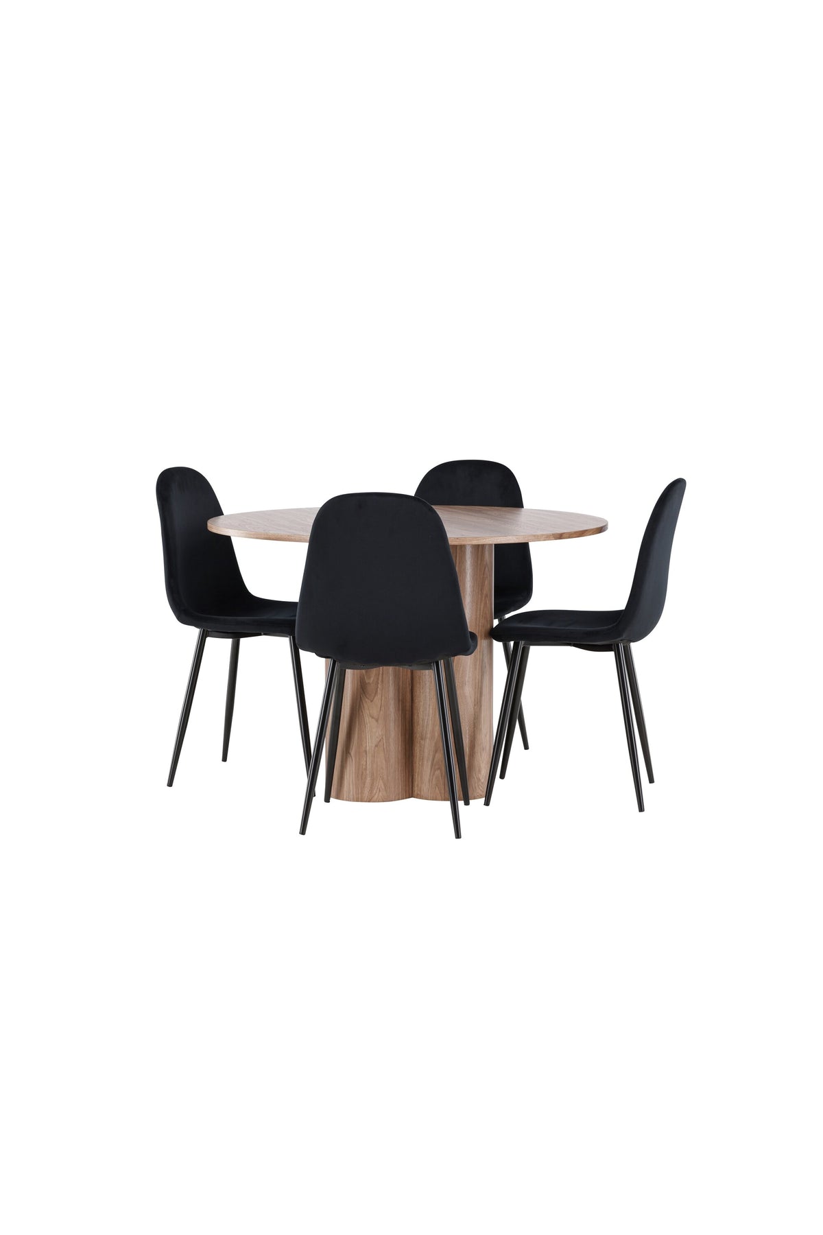 Olivia Matbord med Polar Stolarna – MDF
