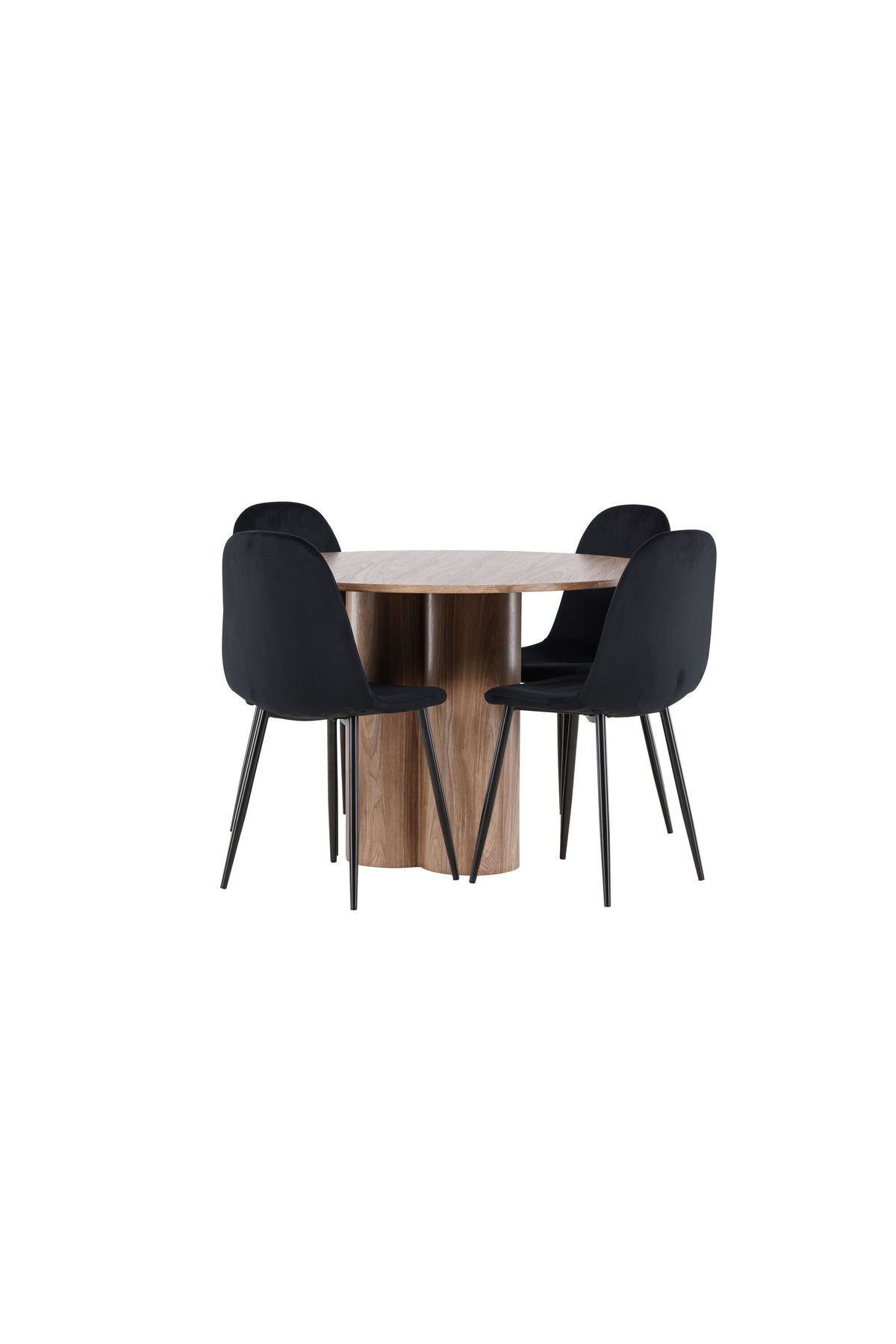 Olivia Matbord med Polar Stolarna – MDF
