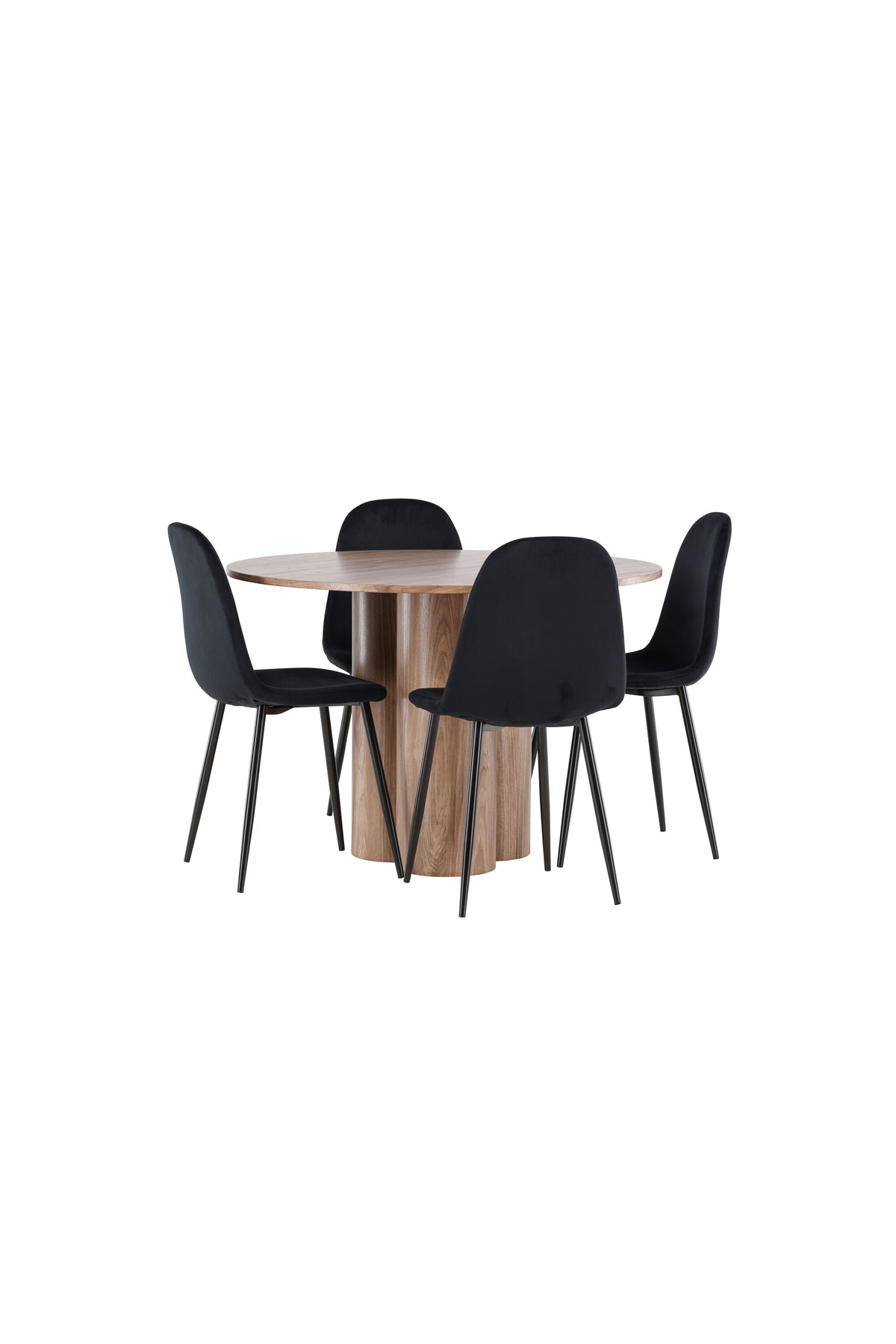 Olivia Matbord med Polar Stolarna – MDF