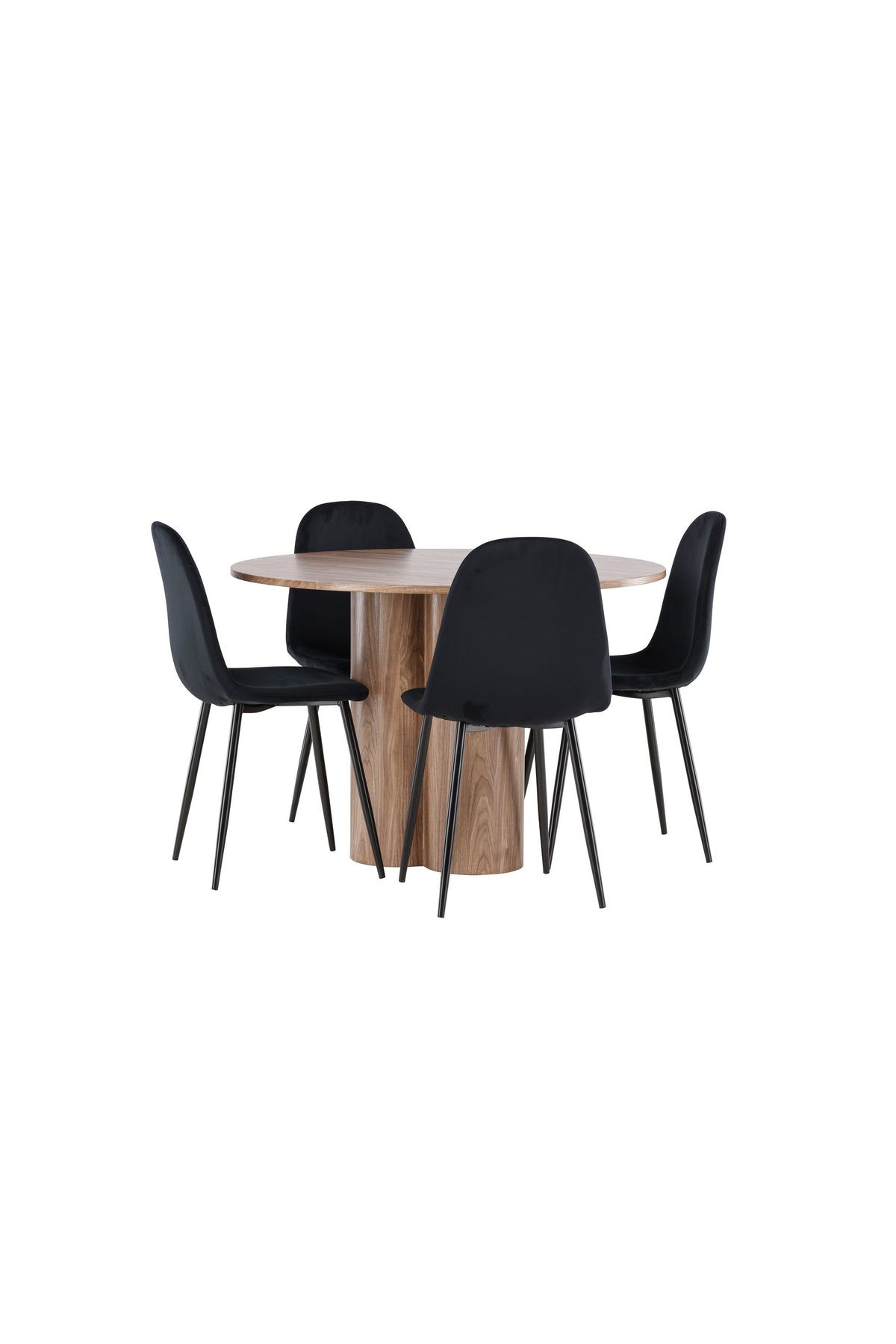 Olivia Matbord med Polar Stolarna – MDF