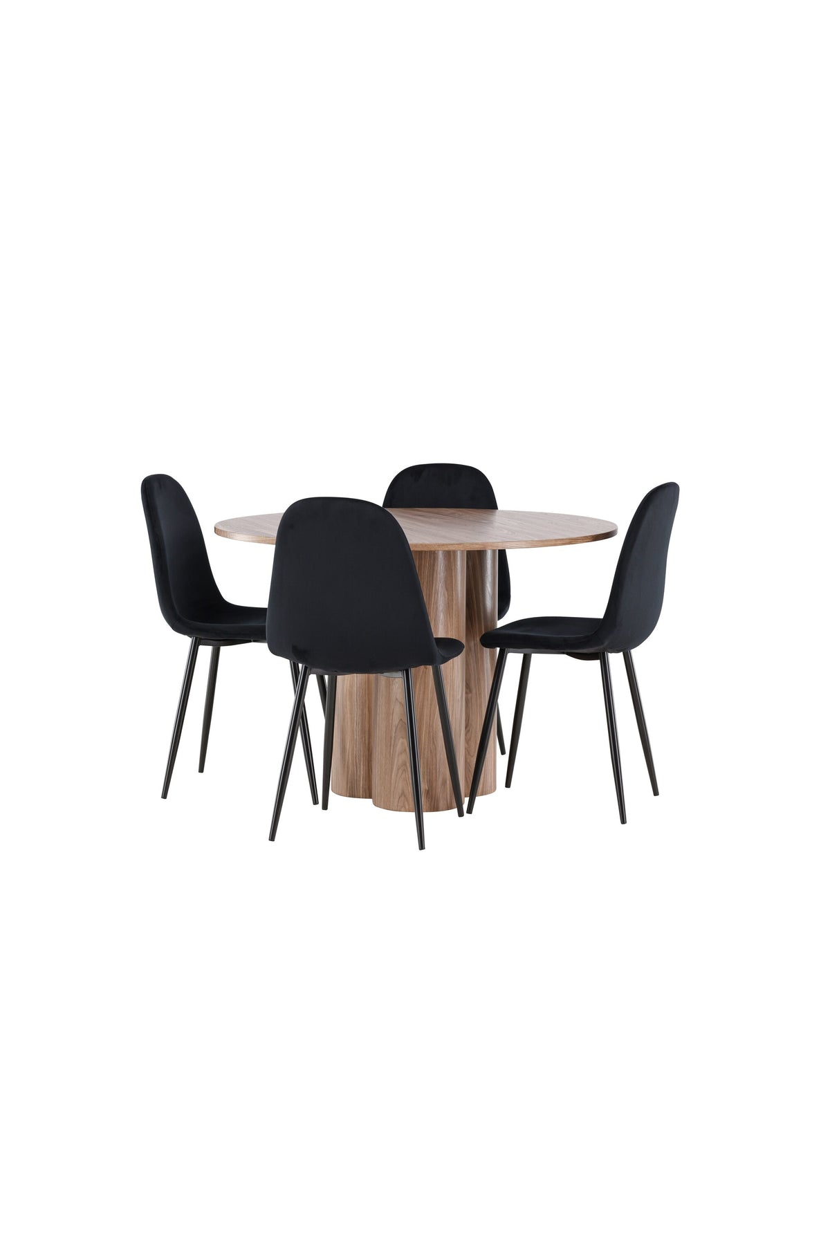 Olivia Matbord med Polar Stolarna – MDF