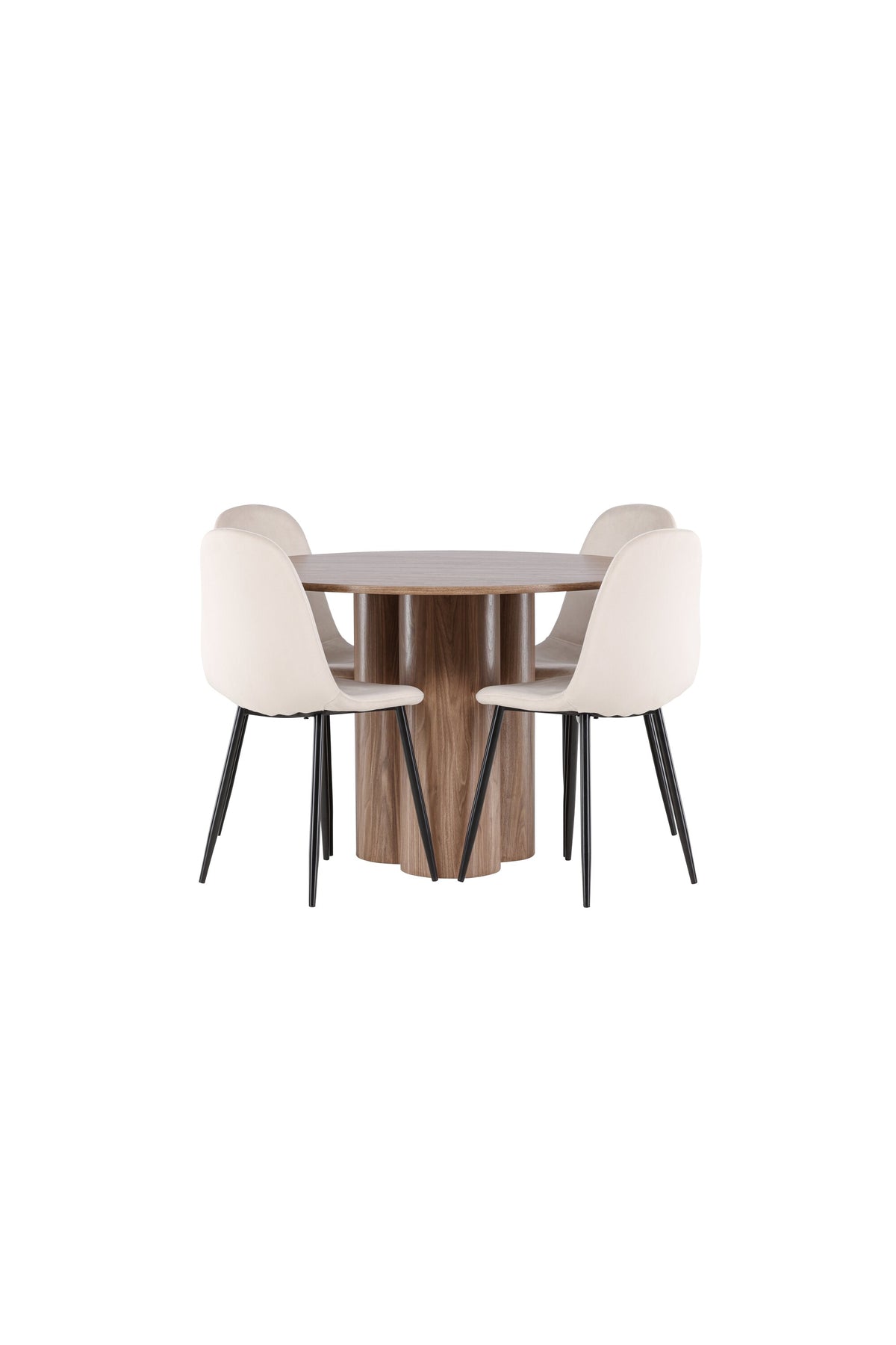 Olivia Matbord med Polar Stolarna – MDF