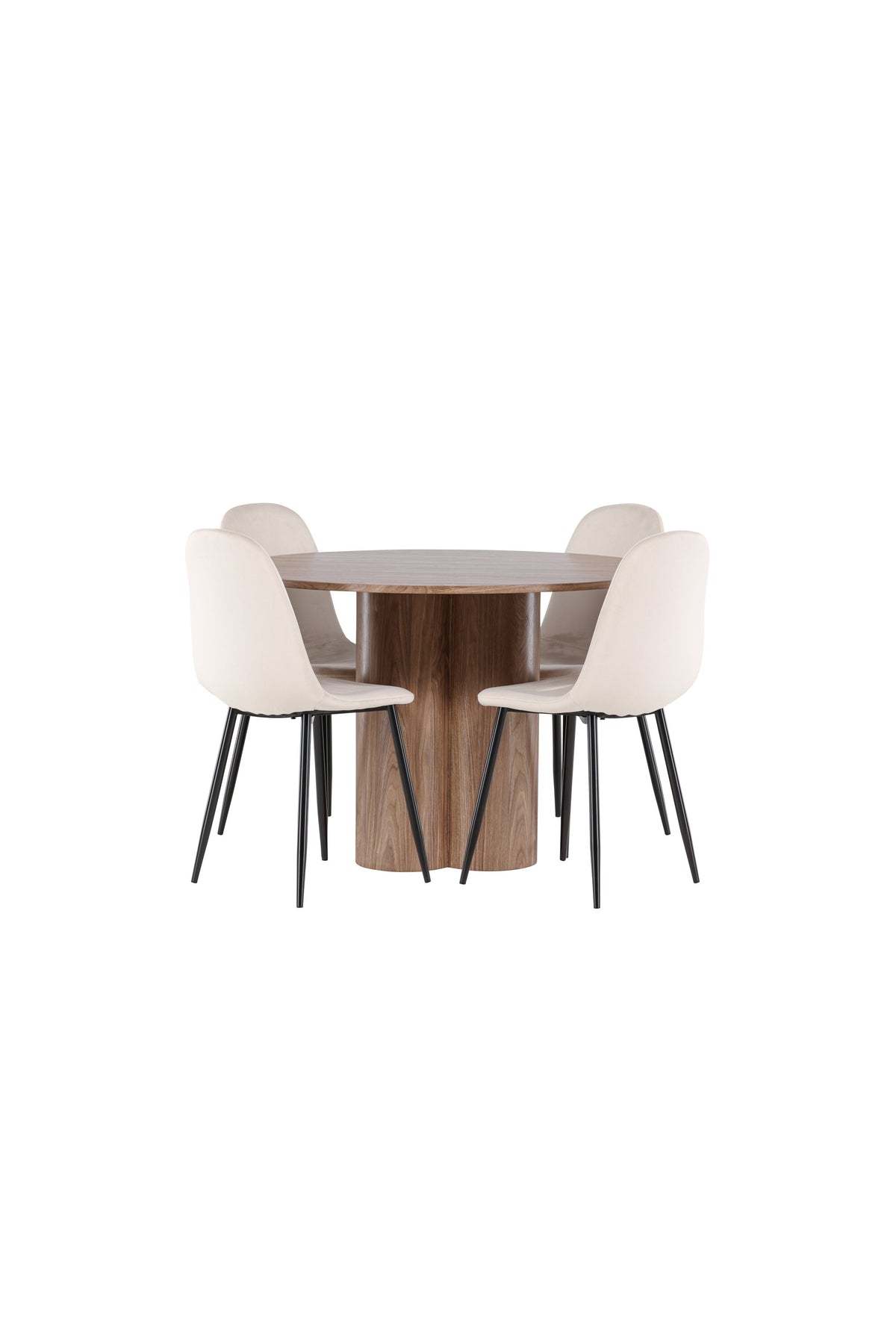 Olivia Matbord med Polar Stolarna – MDF