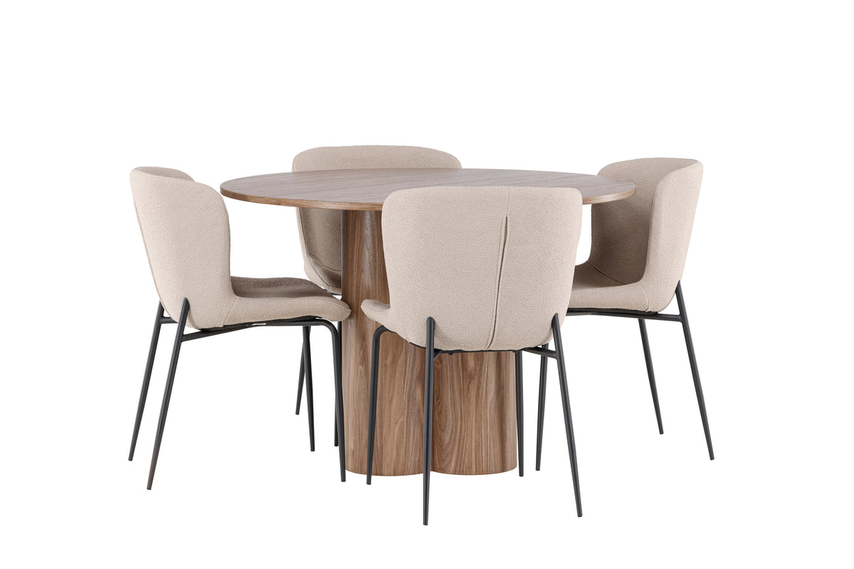 Olivia Matbord med Modesto Stolarna – MDF