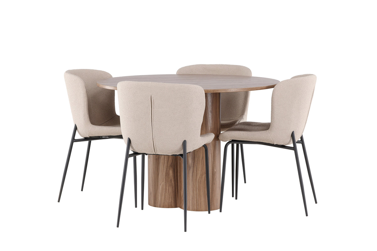Olivia Matbord med Modesto Stolarna – MDF