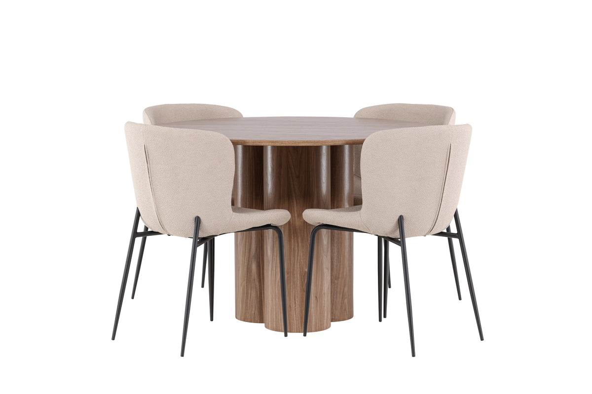 Olivia Matbord med Modesto Stolarna – MDF