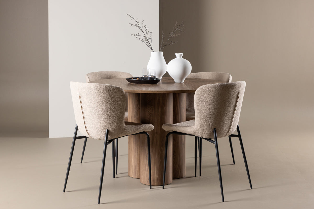 Olivia Matbord med Modesto Stolarna – MDF