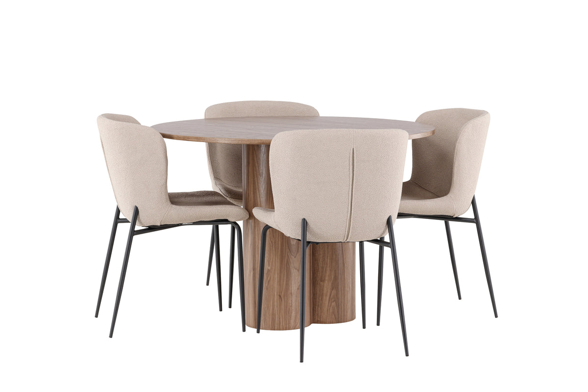 Olivia Matbord med Modesto Stolarna – MDF