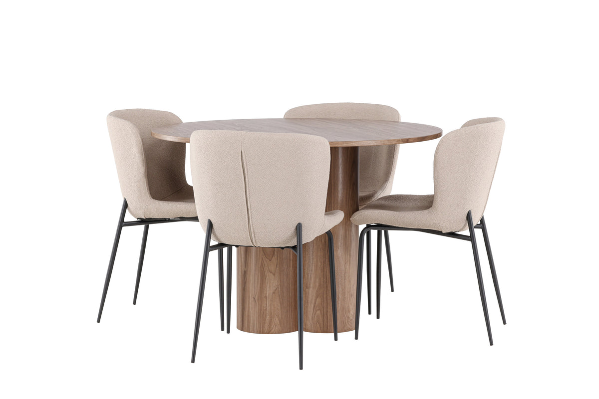 Olivia Matbord med Modesto Stolarna – MDF