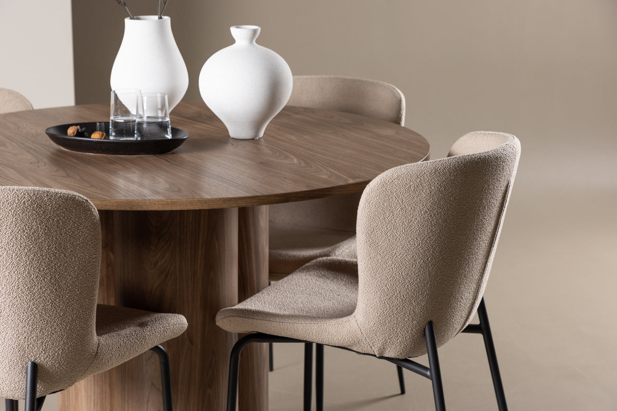 Olivia Matbord med Modesto Stolarna – MDF