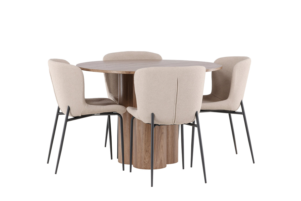 Olivia Matbord med Modesto Stolarna – MDF