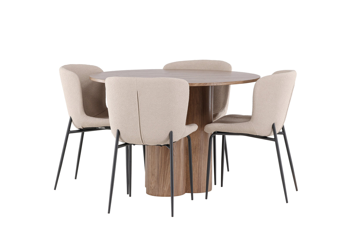 Olivia Matbord med Modesto Stolarna – MDF