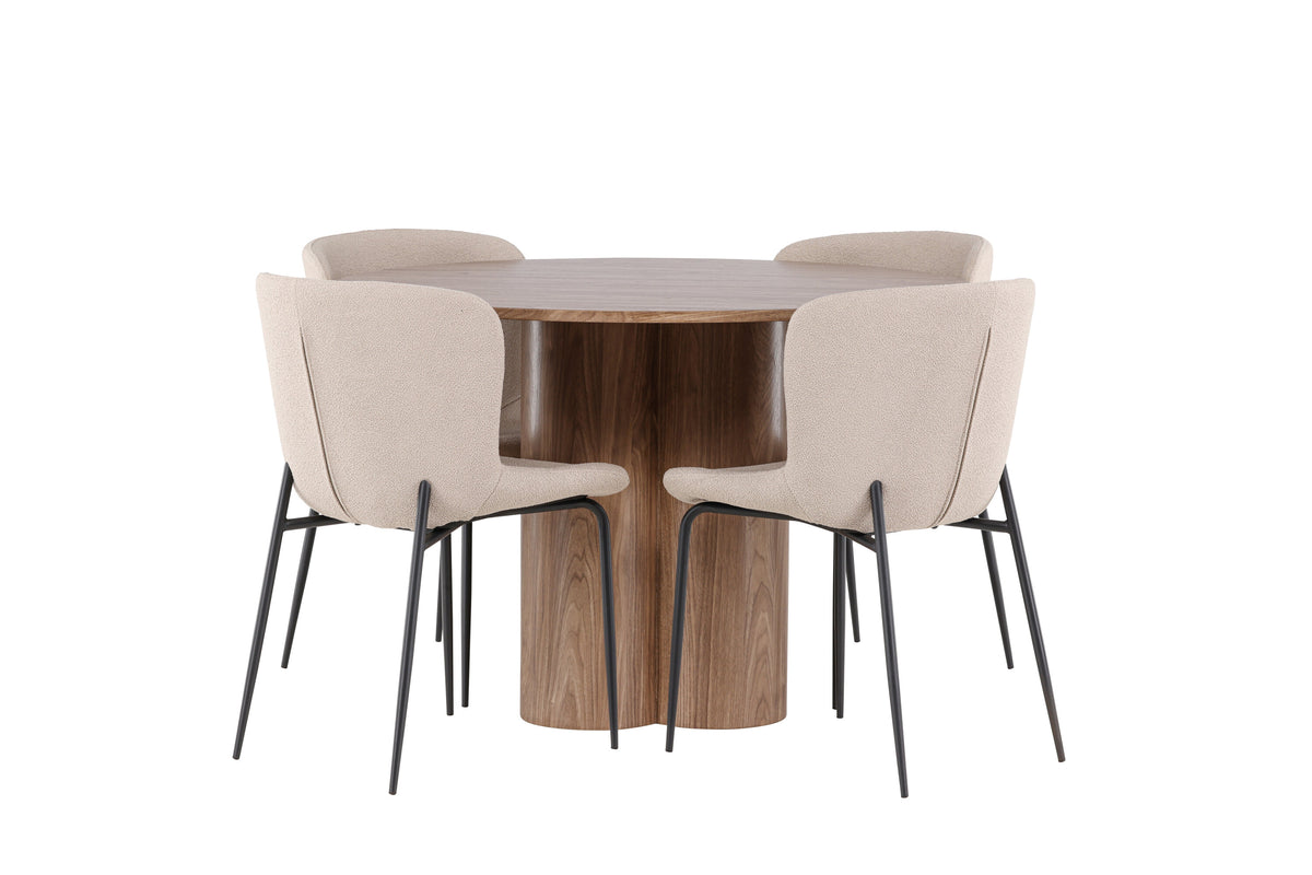 Olivia Matbord med Modesto Stolarna – MDF