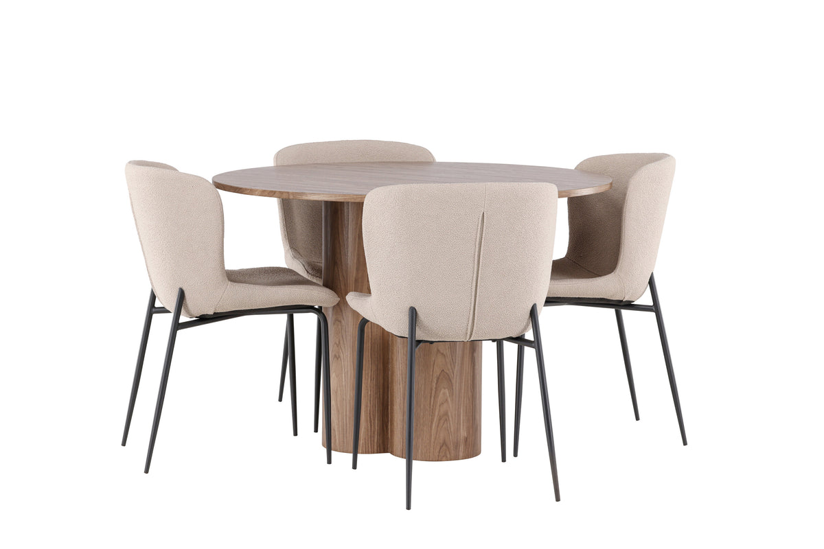 Olivia Matbord med Modesto Stolarna – MDF