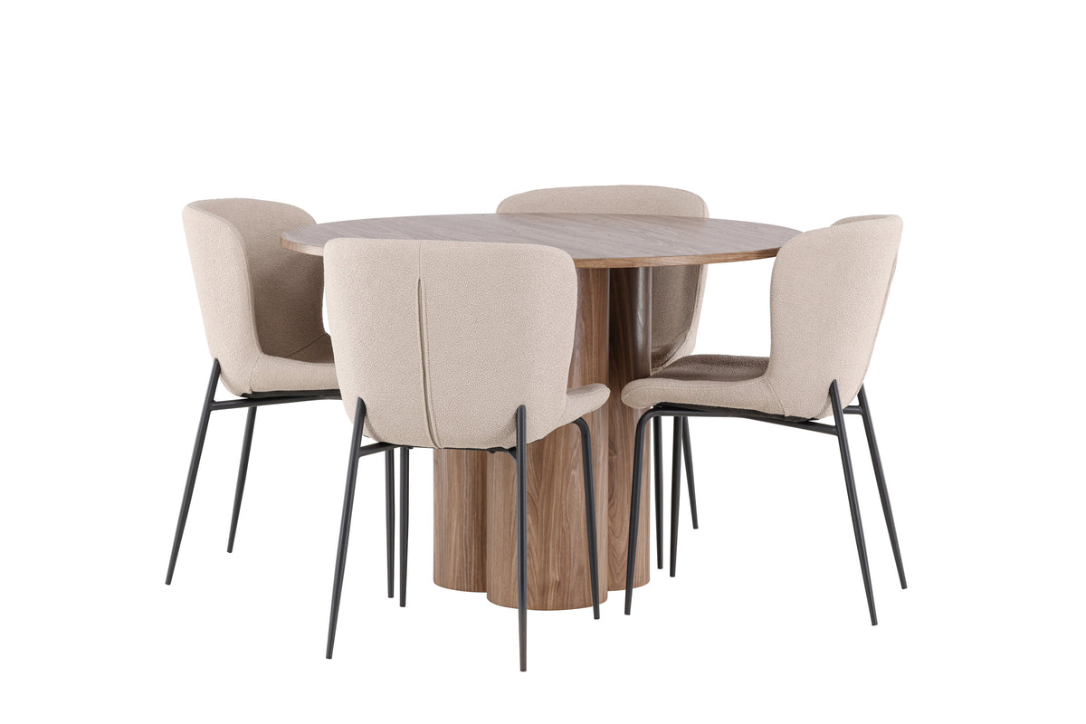 Olivia Matbord med Modesto Stolarna – MDF