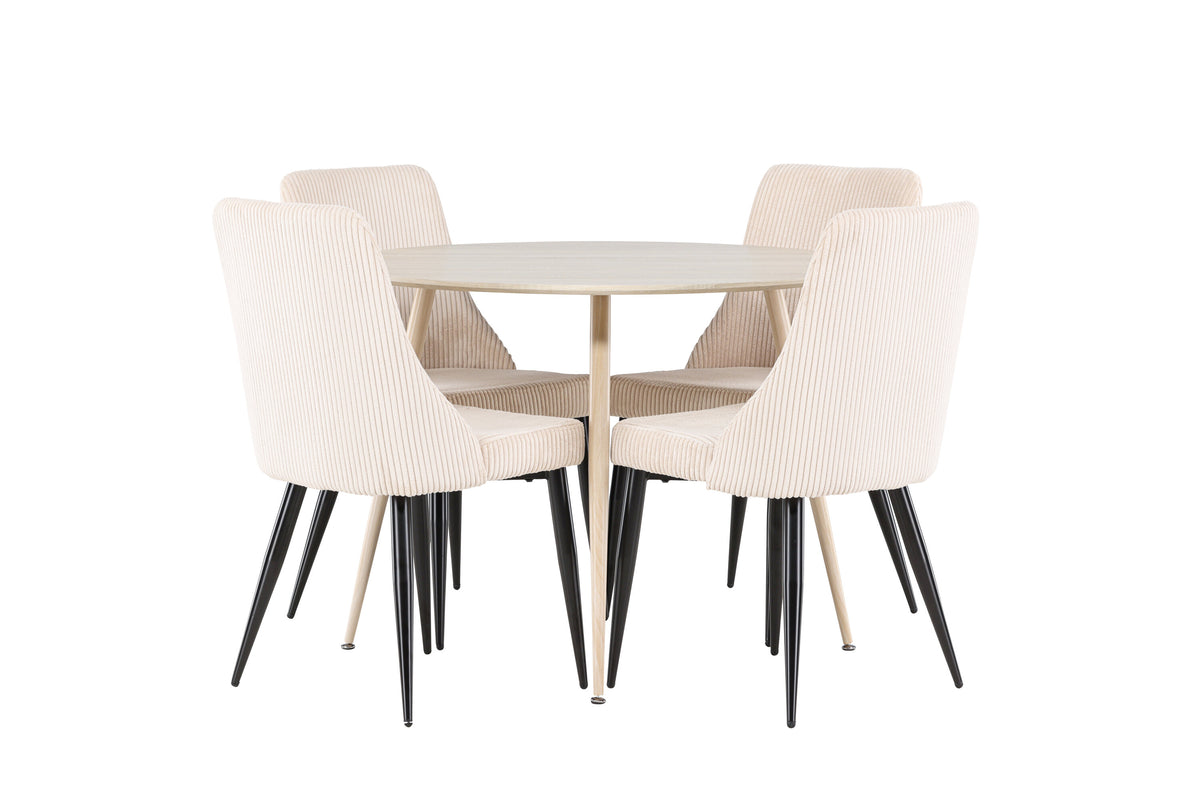 Plaza Matbord med Leone Stolarna – MDF