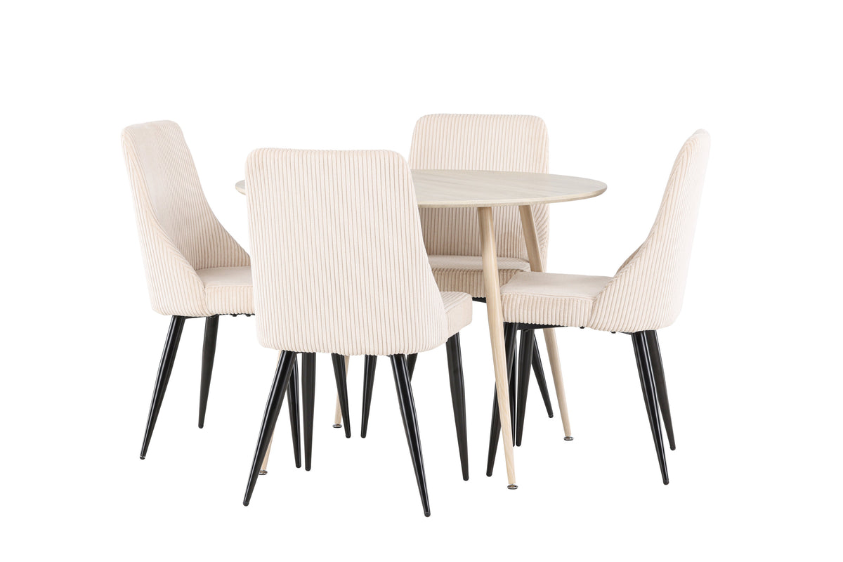 Plaza Matbord med Leone Stolarna – MDF