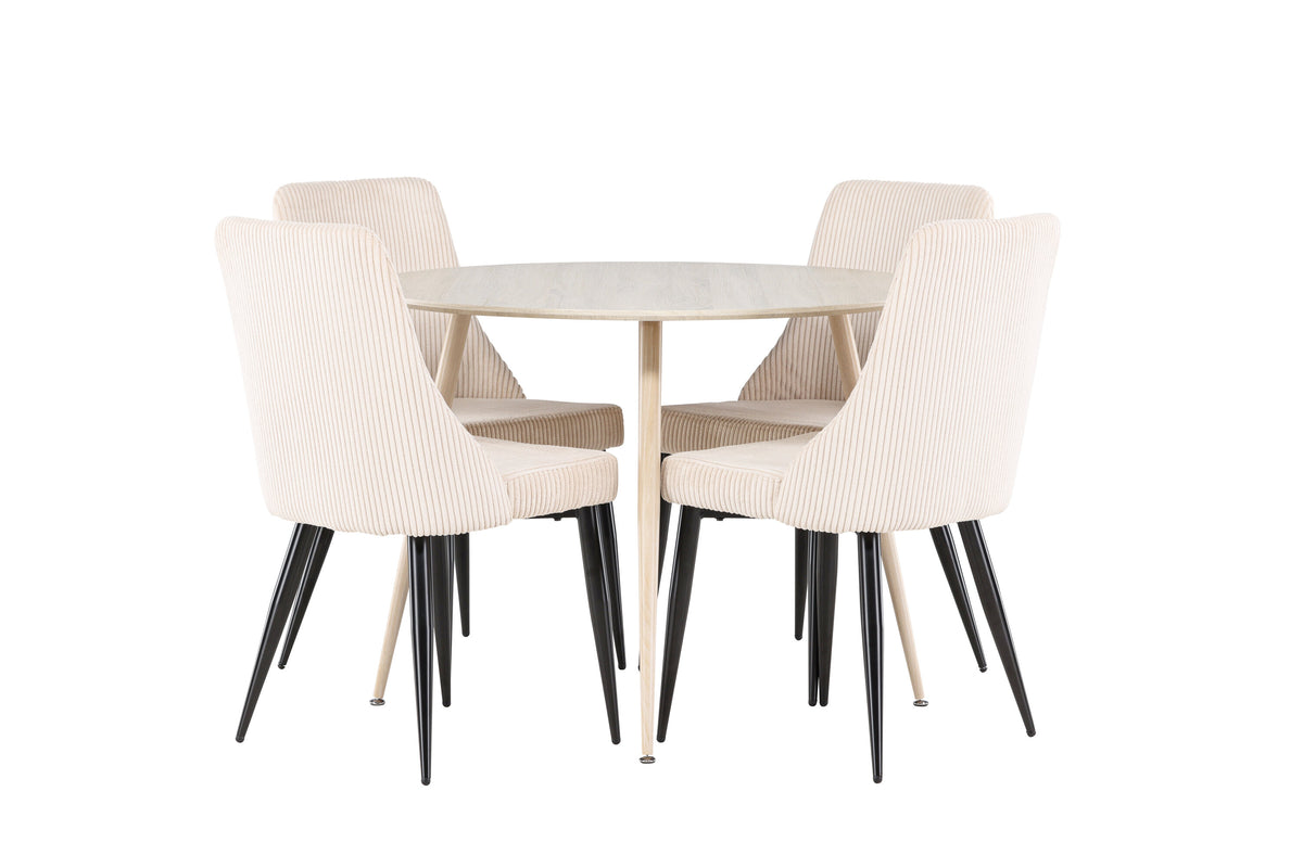 Plaza Matbord med Leone Stolarna – MDF