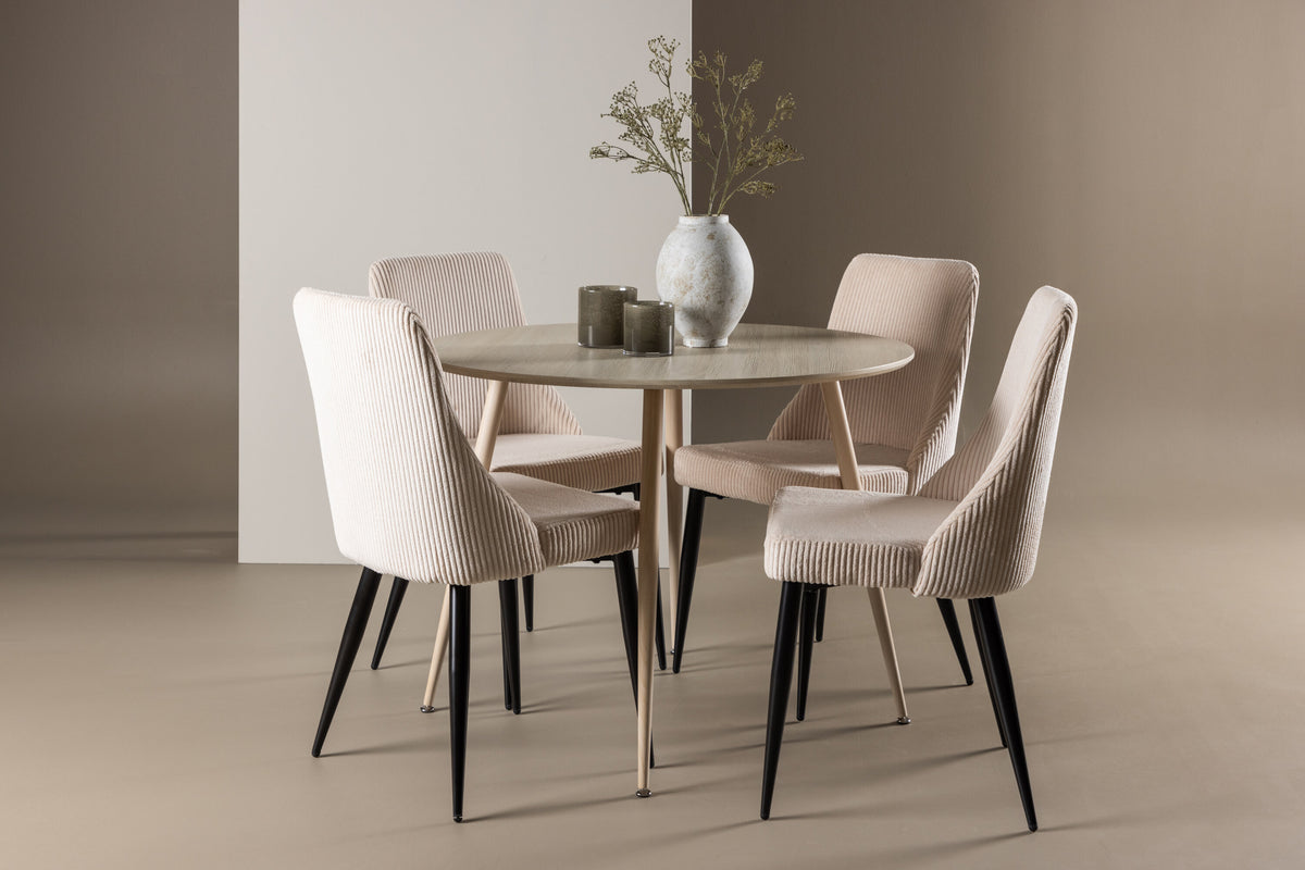 Plaza Matbord med Leone Stolarna – MDF