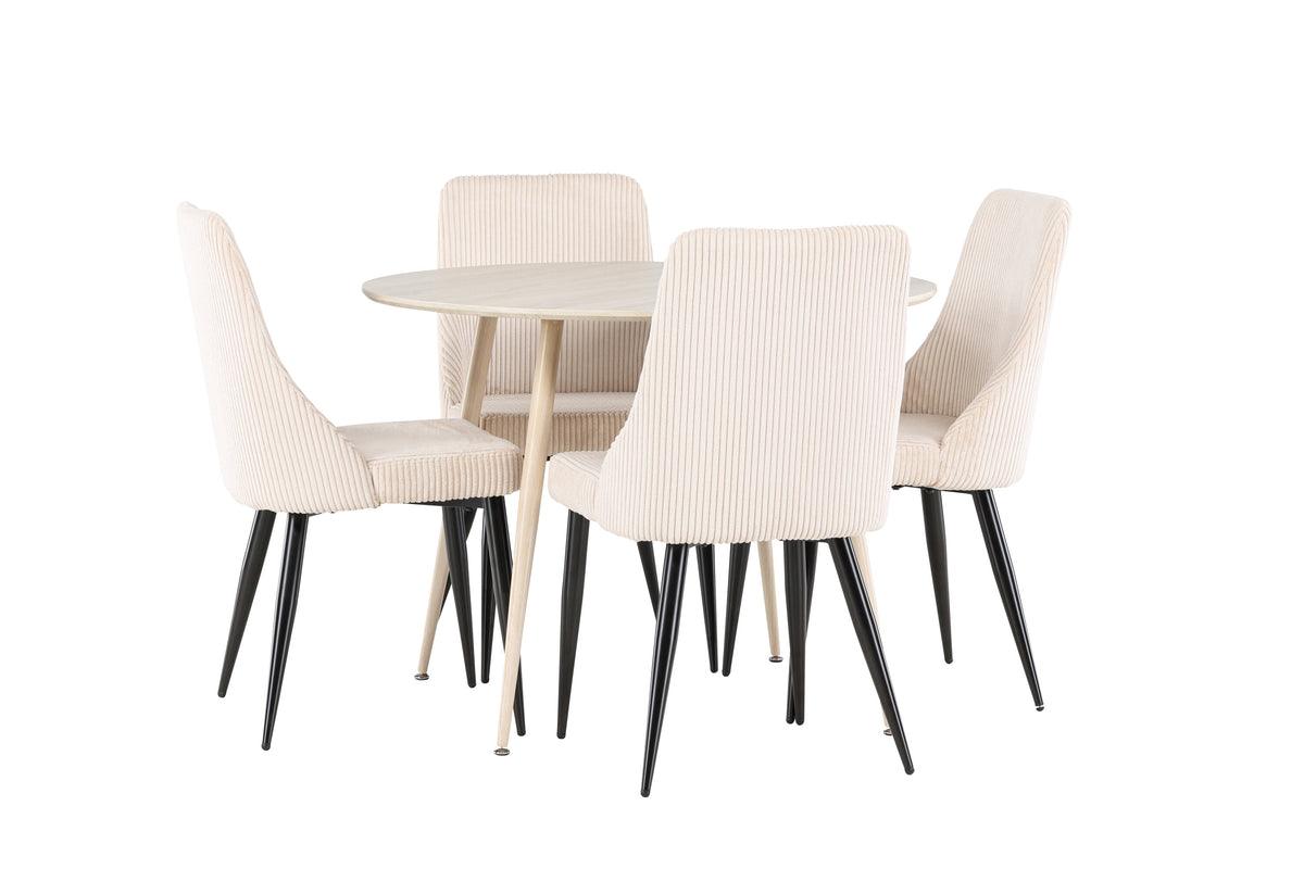 Plaza Matbord med Leone Stolarna – MDF