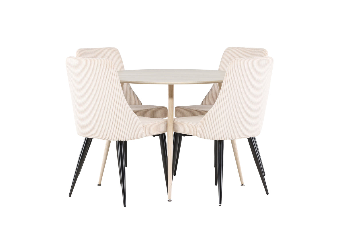 Plaza Matbord med Leone Stolarna – MDF