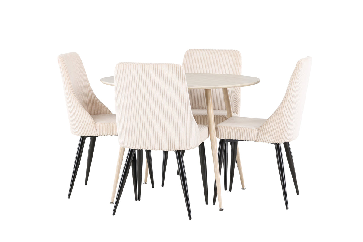 Plaza Matbord med Leone Stolarna – MDF